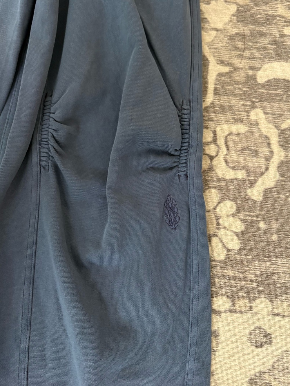 Free People Movement Inbound Onesie XS NWOT Blue Athleisure Jumpsuit - Picture 4 of 10